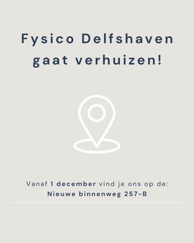 Fysico Delfshaven gaat verhuizen!